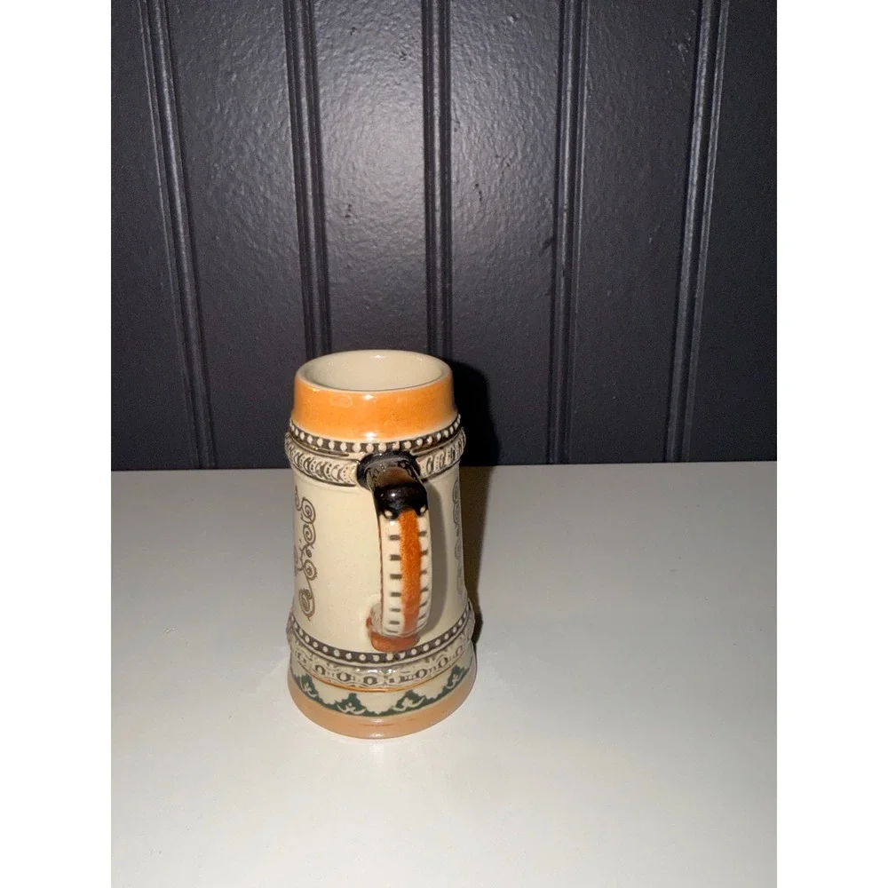 vintage mini stoneware beer stein made by King-Werks (King) in Germany